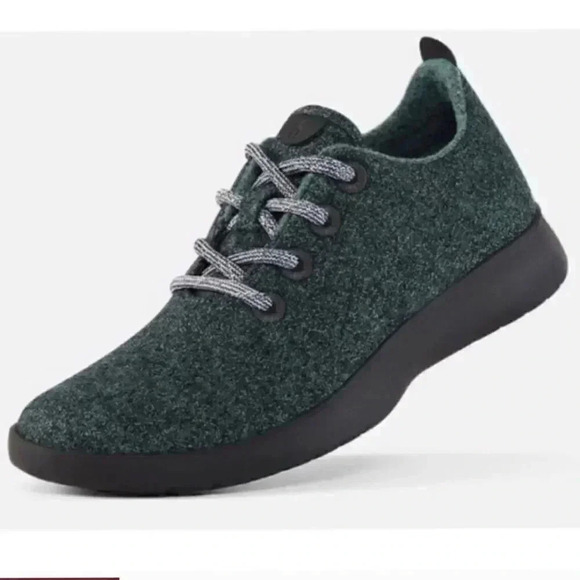 AllBirds Wool Runners Kea Green Sneakers - Picture 1 of 7